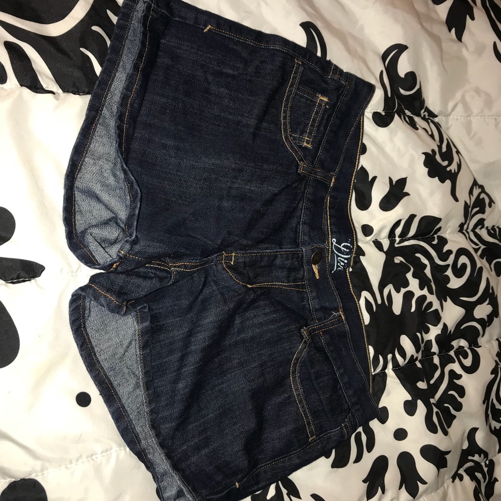 Blue jean shorts
